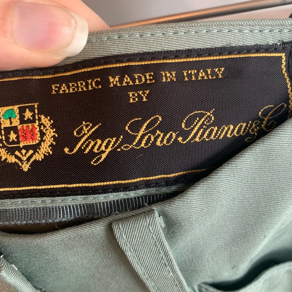 Pistachio Brooks Brothers Loro Piana Trousers